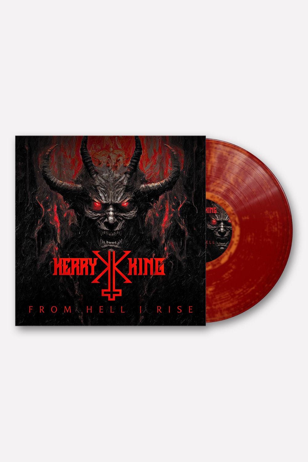 Kerry King - From Hell I Rise. DARK RED/ORANGE MARBLED VINYL 