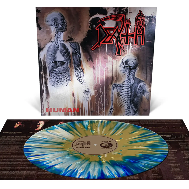 Death - Human. (Custom Tri-Colour Merge Splatter Ed.)