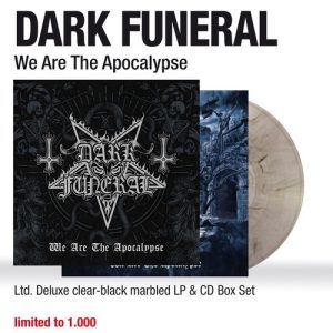 Dark Funeral - 'We are the Apocalypse' Ltd Ed. Deluxe Marbled LP/CD Box Set with Poster and Slipmat. (Only 1000 worldwide!)