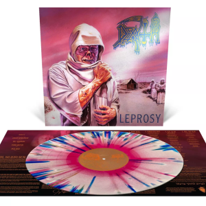 Death - Leprosy. Ltd Ed. tri-colour merge with splatter.