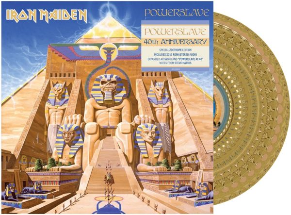 Iron Maiden - POWERSLAVE 40th Anniversary Ltd Edition Zoetrope Vinyl