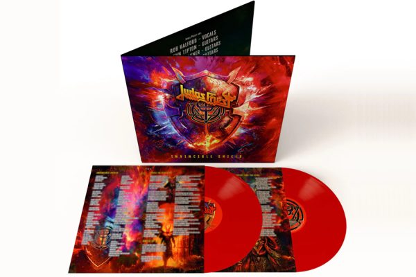 JUDAS PRIEST - INVINCIBLE SHIELD. LTD ED. RED 2LP
