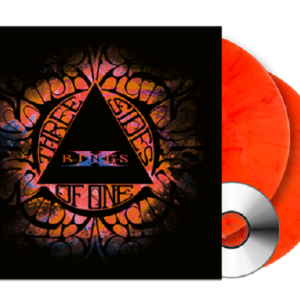 King's X - 'Three Sides of One' Ltd Ed. Deluxe 180gm Orange/Red Marbled 2LP/CD & A2 Poster & hand numbered Art Print.