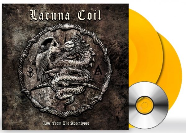 Lacuna Coil - Live from the Apocalypse. Ltd Ed. Yellow 2LP/DVD. Only 300 worldwide