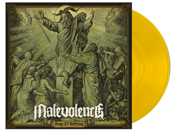 Malevolence - Reign of Suffering. Ltd Ed. Yellow LP (only 300 worldwide!)