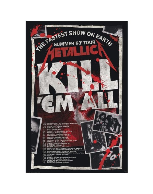 Metallica - Kill em All Tour 1983