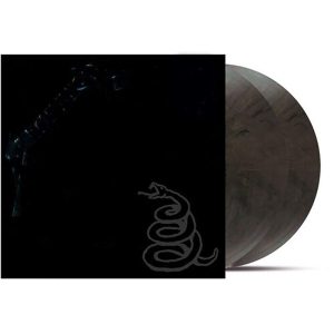 METALLICA - METALLICA LIMITED COLOURED (some blacker marbled) 2LP VINYL.