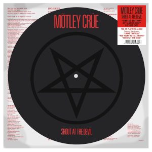 M?TLEY CR?E - SHOUT AT THE DEVIL LIMITED PICTURE DISC VINYL