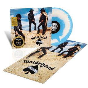 MOT?RHEAD - ACE OF SPADES 50TH ANNIVERSARY LTD BLUE/WHITE SPLATTER VINYL LP