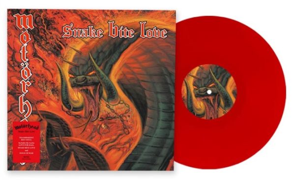 MOT?RHEAD - SNAKE BITE LOVE. LIMITED (RED) VINYL.