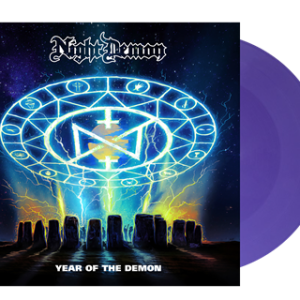 Night Demon - Year of the Demon. Ltd Ed. Lilac LP. Only 500 worldwide!