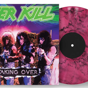 OVERKILL - TAKING OVER LIMITED (PINK/BLACK MARBLED) VINYL.