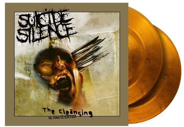 Suicide Silence - The Cleansing. Ltd Ultimate Edition gatefold orange/black marbled 2LP with poster.