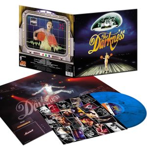 THE DARKNESS - PERMISSION TO LAND... AGAIN. Ltd Ed. Black/Blue Marbled LP