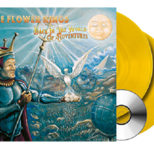 The Flower Kings - Back in the World of Adventures. Ltd Ed. Yellow 2LP/CD. Only 500 worldwide!