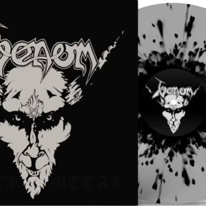 VENOM - BLACK METAL LIMITED SILVER/BLACK SPLATTER LTD ED LP