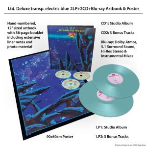 Yes - 'Mirror to the Sky' Ltd Ed. Deluxe Electric Blue hand numbered 2LP/2CD/BLURAY Artbook with Poster.