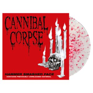 CANNIBAL CORPSE - Hammer Smashed Face. Clear/Red Splatter LP