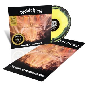 MOTÖRHEAD - NO SLEEP 'TIL HAMMERSMITH 50TH ANNIVERSARY LTD YELLOW/BLACK SPLATTER VINYL LP